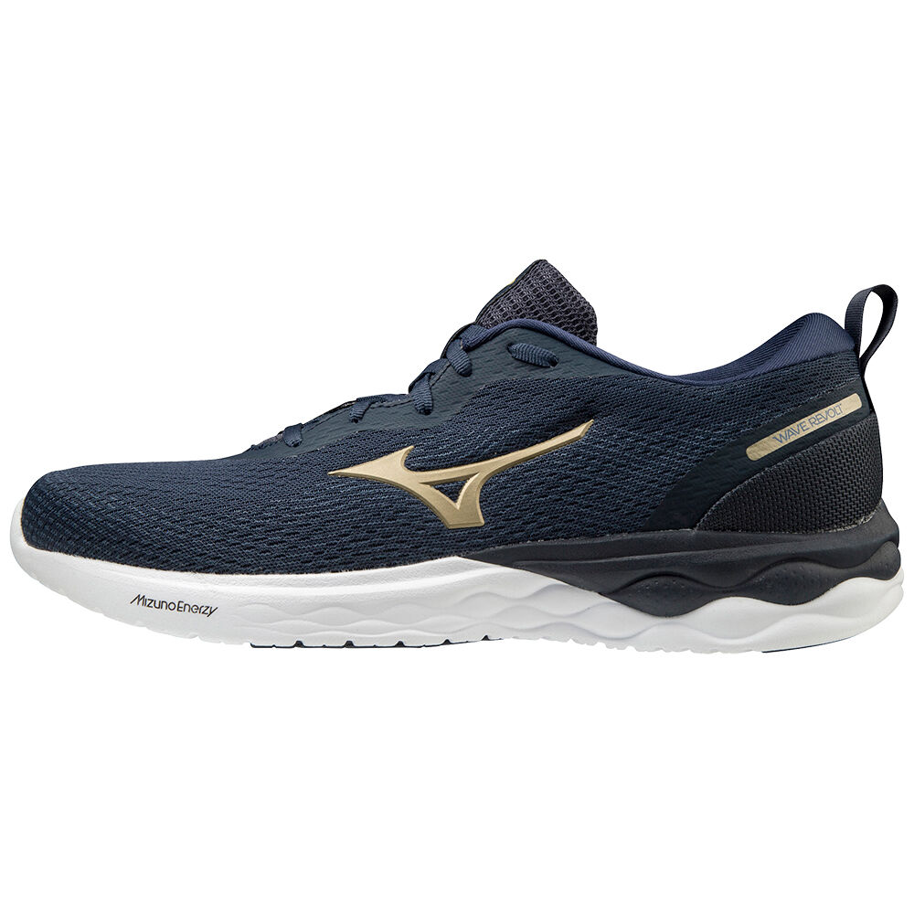 Mizuno Men's Wave Revolt Running Shoes Indigo (J1GC208147-DLI)